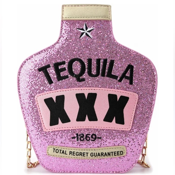 Tequila Total Regrets Crossbody Purse - Picture 2 of 8